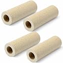 Tuanse 4 Pack 1.75 x 6 Inch Tall Round Kiln Posts High Alumina Kiln Posts Ceramic Shelf Supports for High Temperature Kilns Shelf Sturdy Firing Post