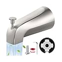 Tub Spout with Pull-Up Diverter - Leak Proof Slip Fit for 1/2" Copper Pipe