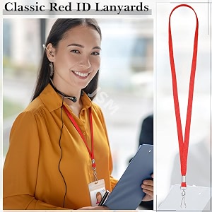 Tubeless Flat Lanyard ID Badge Lanyards with
