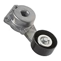 TUCAREST 38133 (W/AC;Smooth Pulley For 4.6L/5.4L/6.8L) Drive Belt Tensioner Pulley Assembly Fit For 97-01 Fo-rd E-150 E-250 E-350 Econoline Expedition F-150 F-250 F-350 Super Duty [# 1L3E6B209AA]