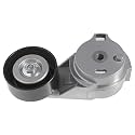 TUCAREST 38178 Drive Belt Tensioner Pulley Assembly Fit For 04-07 Bu-ick Rainier /04-12 Chevy Colorado G-MC Canyon, 02-09 Trailblazer Envoy /06-10 Hu-mmer H3 /03-08 Ascender /05-09 9-7x [# 12573024]