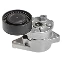 TUCAREST 38201 (For ENG. DESG:M52/M54)(Location:Alternator/Water Pump) Drive Belt Tensioner Pulley Assembly Fit For 01-05 B-M-W 320i 325Ci 325i 325xi 330Ci 330i 330xi 525i 530i X5 X3 [# 11281427252]