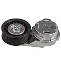 TUCAREST 38382 (For V8 5.7L;Engine VIN:2) Accessory Drive Belt Tensioner Pulley Assembly Fit For 07-08 Ch-rysler Aspen /04-08 Do-dge Durango /03-08 Ram 1500 2500 3500 [# 53032130AC 53032130AA]