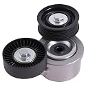 TUCAREST 39120 (W/76mm Dia. Pulley;3.7L/4.7L) Drive Belt Tensioner Fit For 07-09 Ch-rysler Aspen /04-10 Do-dge Dakota Durango Ram 1500, 07-11 Nitro /04-10 Grand Cherokee, 04-12 Liberty [# 53030958AG]