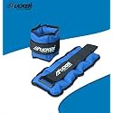 Tucker Wrist/Ankle Weights Pro Quality Adjustable Ankle/Wrist Weights for Running, Jogging, Cycling can be Used by Both Men and Women (1KG, Blue)