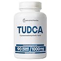 TUDCA Supplement 1000mg, Tauroursodeoxycholic Acid Bile Salts, 90 Vegan Capsules, Non-GMO & Gluten Free Formula TUDCA Powder Capsules