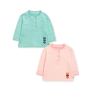 tuddybuddy 100 cotton full sleeves half sleeves baby girl39s top cum t-shirt for summer
