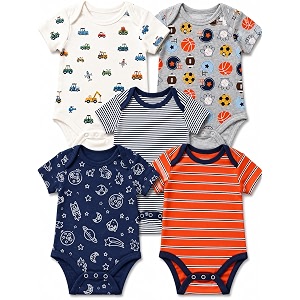 TuddyBuddy 100 Cotton Multi Color Romper Bodysuit