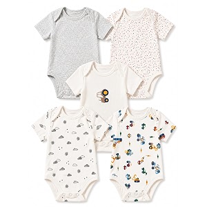TuddyBuddy 100 Cotton Multi Color Romper Bodysuit