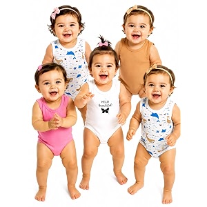 TuddyBuddy 100 Cotton Romper Bodysuit for Baby
