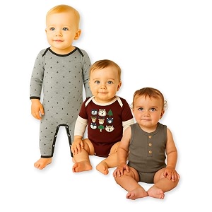 TuddyBuddy 100 Cotton Romper Jumpsuit Bodysuit Set