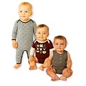 TuddyBuddy 100 Cotton RomperJumpsuitBodysuit Set for Baby