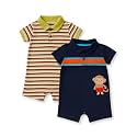 TuddyBuddy 100 Cotton RomperJumpsuitBodysuit Set for Baby