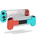 TUDIA Easy Snap On Hard Case Compatible with Backbone One Gaming Controller [for iOS Version Only], Snug Fit Protective Tough Case Anti-Scratch Extra Grip Cover [CASE ONLY] - Red/Blue
