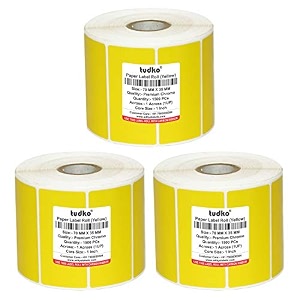 tudko 70 mm x 35 mm yellow 3