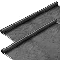 Tudomro 2 Roll 50ft x 39.4''Carbon Fiber Fabric, 2x2 Twill 3k/220g Black