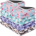Tudomro 8 Pcs Guinea Pig Fleece Cage Liners, Heart, 14 x 28 Inch