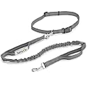 Tuff Mutt Waist Hands Free Dog Leash for Walking Running Hiking