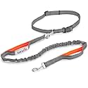 Tuff Mutt Waist Hands Free Dog Leash for Walking Running Hiking