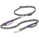 Tuff Mutt Waist Hands Free Dog Leash for Walking Running Hiking