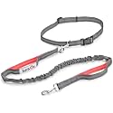 Tuff Mutt Waist Hands Free Dog Leash for Walking Running Hiking