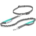 Tuff Mutt Waist Hands Free Dog Leash for Walking Running Hiking