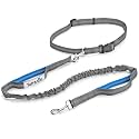 Tuff Mutt Waist Hands Free Dog Leash for Walking Running Hiking