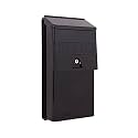 Tuff Stuff #2015 Black Enamel City Mailbox 5-1/2" x 10-1/2" x 2" with Keylock