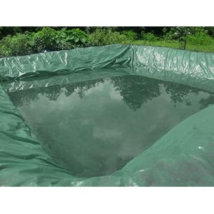 tuffpaulin 100ft x 100ft 200 gsm green pond liner super heavy duty tarpaulin tirpal tadpatri tharpai thadika reinforced eyelets uv resistant waterproof 6 layer mlcl 3d rib technology-1 no