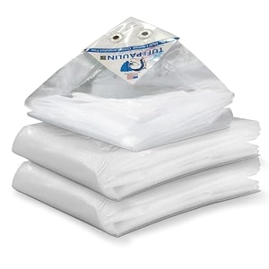 tuffpaulin waterproof tarpaulins 12ftx9ft transparent