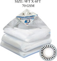 TUFFPAULIN 9FT X 6FT 70 GSM Silver