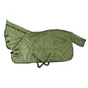 TuffRider Comfy Mesh Combo Neck Fly Sheet | UV Protection Horse Sheet with Neck Cover, 190 Grams Breathable Polyester Mesh - Sagramse/Tree Top - 84