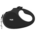 TUG Original Retractable Dog Leash, 16 ft (Medium, Black/Grey)