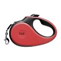 TUG XL Retractable Dog Leash, 26 ft (Extra Large, Red)