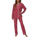 Tugege Pajamas Set Long Sleeve Sleepwear Womens
