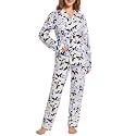 Tugege Pajamas Set Long Sleeve Sleepwear Womens
