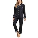 Tugege Pajamas Set Long Sleeve Sleepwear Womens