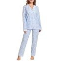 Tugege Pajamas Set Long Sleeve Sleepwear Womens