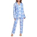 Tugege Pajamas Set Long Sleeve Sleepwear Womens