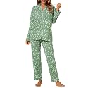 Tugege Pajamas Set Long Sleeve Sleepwear Womens