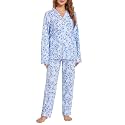 Tugege Pajamas Set Long Sleeve Sleepwear Womens