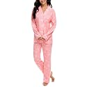Tugege Pajamas Set Long Sleeve Sleepwear Womens