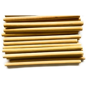 tugs premium bamboo straws length 8 inch pack 50 natural eco friendly biodegradable drinking straws with straw cleaning brush -reusable 9 mm diameter 8 inch lenght