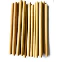 TUGS Premium Bamboo Straws Length 8 inch Pack of 10 Natural Eco Friendly Biodegradable Drinking Straws with Straw Cleaning Brush -Reusable. (6) mm (10)