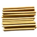 TUGS Premium Bamboo Straws Length 8 inch Pack of 50 Natural Eco Friendly Biodegradable Drinking Straws with Straw Cleaning Brush -Reusable. (6) mm (50)
