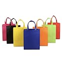 TUGS Shopping Bags with Sturdy Handle Red/Beige/Blue/Pink (15x20x4)