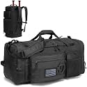 TUGUAN Large Baseball Softball Duffle Bag, 3 in 1 Baseball Equipment Duffel Backpack for Adult Youth, 65L Bat Bag with Shoes Compartment - 2 Bat Sleeves Fence Hook Hidden Dual Straps