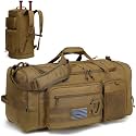 TUGUAN Large Baseball Softball Duffle Bag, 3 in 1 Baseball Equipment Duffel Backpack for Adult Youth, 65L Bat Bag with Shoes Compartment - 2 Bat Sleeves Fence Hook Hidden Dual Straps