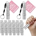 Tujoe 12 Sets Christian Gift for Women Bulk Woman of Faith Flashlight Keychains with Bible Verse Card Religious Illumination Gifts Inspirational Keychains for Church Supplies, Not Include Battery