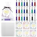 Tujoe 72pcs/24 Set Sunday School Prizes Let Holy Ghost Light Your Way Flashlights Set 24 LED Lights 24 Bible Verse Cards 24 Bags for Religious Christian Vbs Sunday School Church End of The Year Gifts